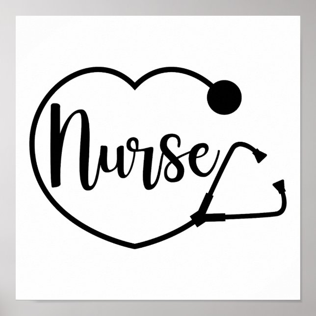 Nurse Personalized Gift Poster (Front)