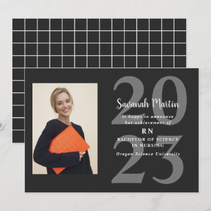 Nurse Photo 2023 Graduation Black Announcement