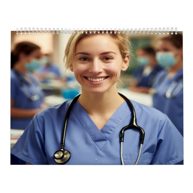 Nurse Photo Customize Personalize Calendar (Cover)