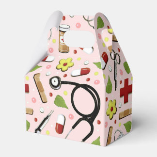 Nurse Pink Favor Box