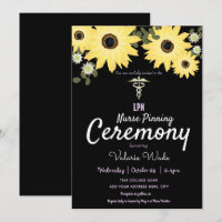 Nurse Pinning Ceremony Graduation Sunflower