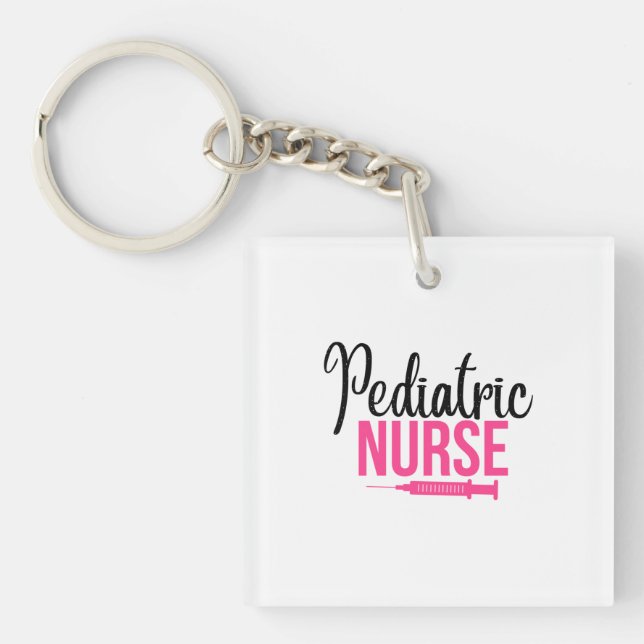 Nurse Poft Pediatric Nurse Keychain (Front)