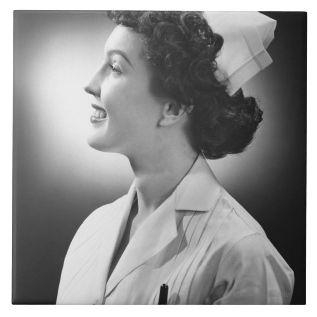 Nurse Posing Tile (Front)