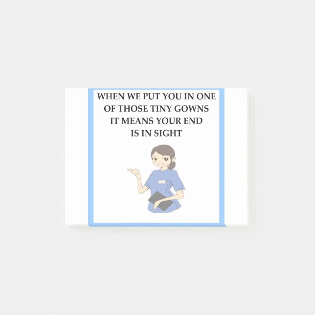NURSE POST-IT NOTES (Front)