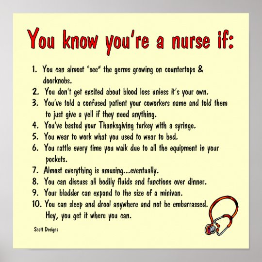 Nurse Poster | Zazzle.ca