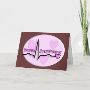 Nurse Practioner Gifts-QRS Segment Design Card