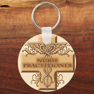Nurse Practitioner Caduceus  keychain