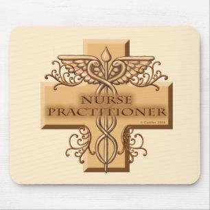 Nurse Practitioner Caduceus Mouse Pad
