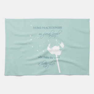Nurse Practitioner Dandelion Kitchen Towel