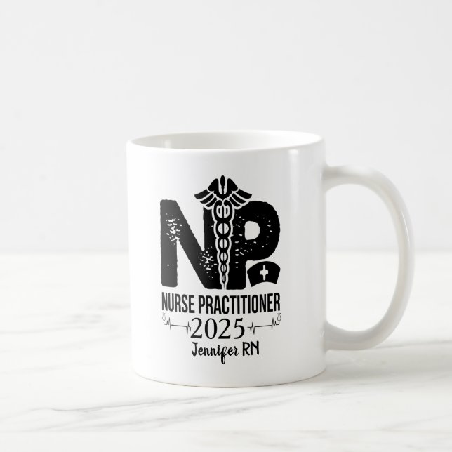 Nurse  Practitioner  Established Personalized    Coffee Mug (Right)