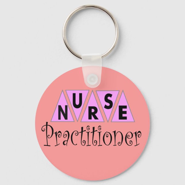 Nurse Practitioner Gifts Keychain (Front)