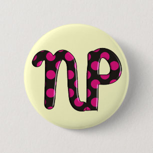 Nurse Practitioner Gifts "NP" 2 Inch Round Button