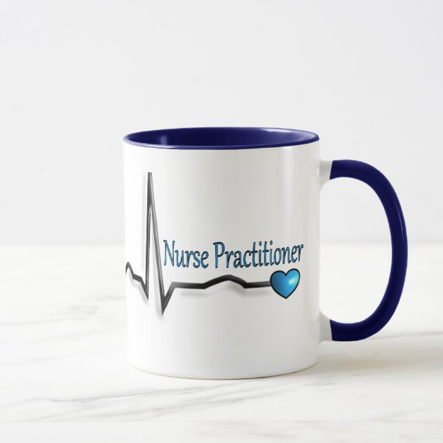 Nurse Practitioner Gifts QRS Design Mug (Right)