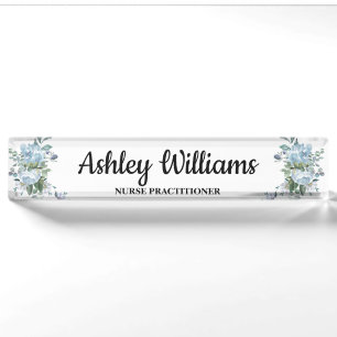 Nurse Practitioner Graduation Gift for NP Grad Nameplate
