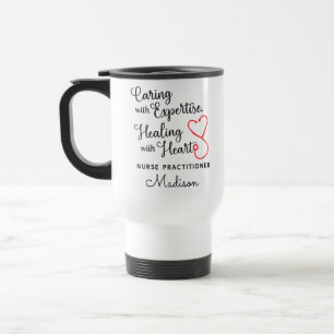 Nurse Practitioner Heart Cup, NP Appreciation, Nur Travel Mug