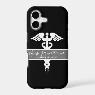 Nurse Practitioner Medical Caduceus Personalized