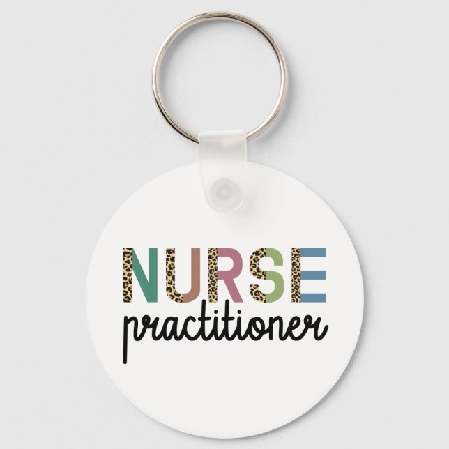 Nurse Practitioner NP nurse appreciation gifts  Keychain (Front)