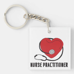 Nurse Practitioner NP Nurse Practitioner Art Desig Keychain