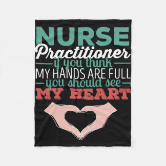 Nurse Practitioner - Nurse Practitioner if you thi Fleece Blanket