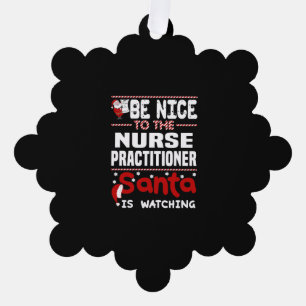Nurse Practitioner Ornament Card