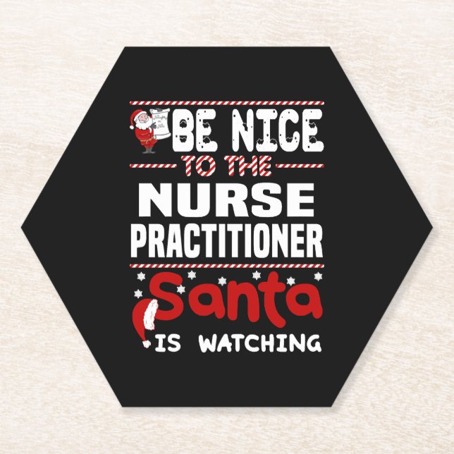 Nurse Practitioner Paper Coaster (Front)