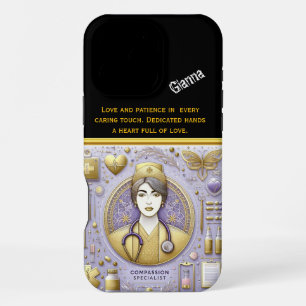 Nurse Practitioner Symbolizing Compassion and Care iPhone 16 Pro Max Case