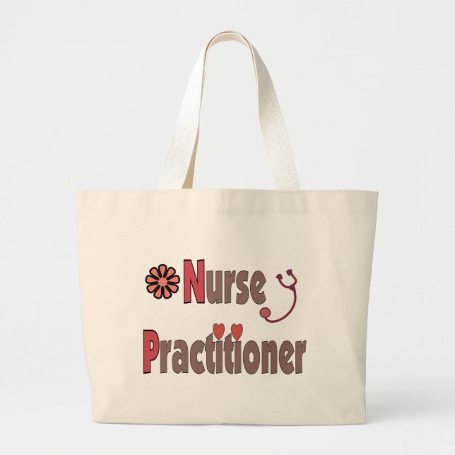 nurse practitioner tote bag (Front)