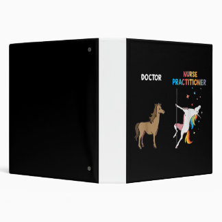 Nurse Practitioner Unicorn Dancing Pole Binder