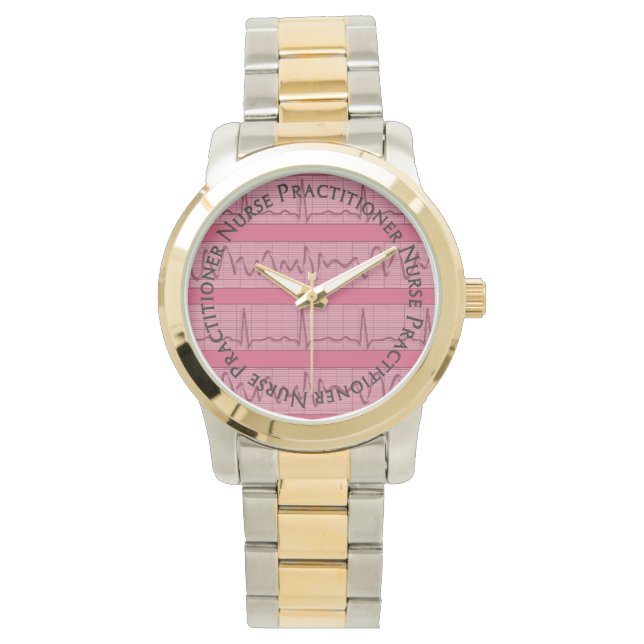 Nurse Practitioner Watch Cardiac Rhythm Design (Front)