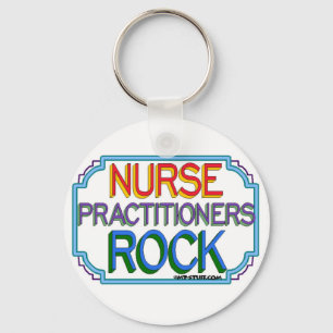 Nurse Practitioners Rock Keychain