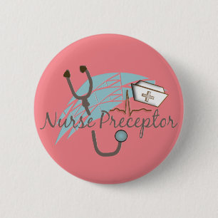 Nurse Preceptor Pink  2 Inch Round Button