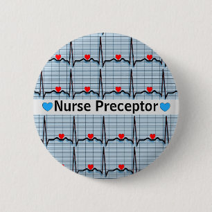 Nurse Preceptor Rhythms 2 Inch Round Button