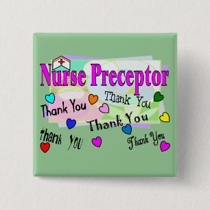 Nurse Preceptor THANK YOU 2 Inch Square Button