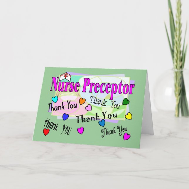 Nurse Preceptor THANK YOU Card (Front)