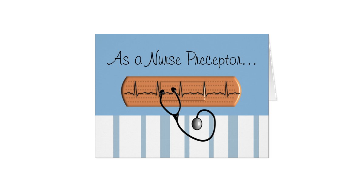 Nurse Preceptor Thank You Card | Zazzle.ca