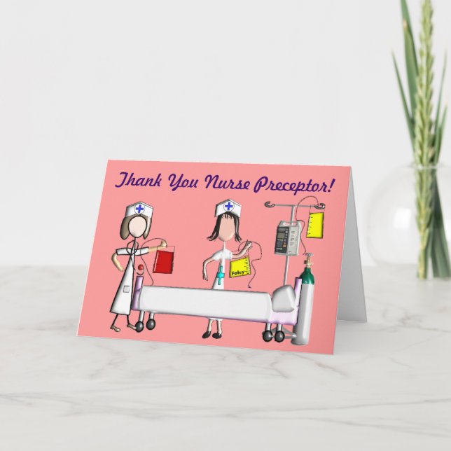Nurse Preceptor Thank You Cards (Front)