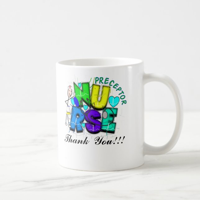 Nurse Preceptor "Thank  You" Gifts Coffee Mug (Right)