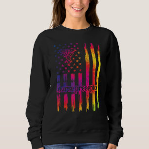 Nurse Preceptor Us Flag Nursing Preceptor Sweatshirt