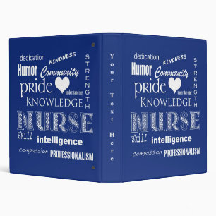 Nurse Pride-Attributes/Dark Blue Binder