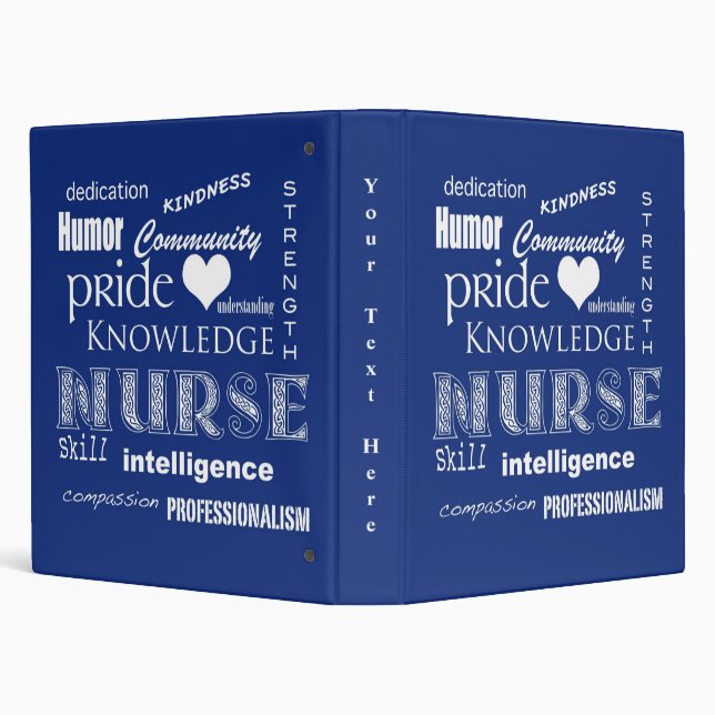 Nurse Pride-Attributes/Dark Blue Binder (Background)