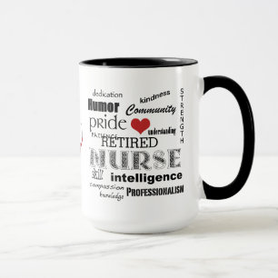 Nurse Pride-Attributes/RETIRED+Stethoscope Mug