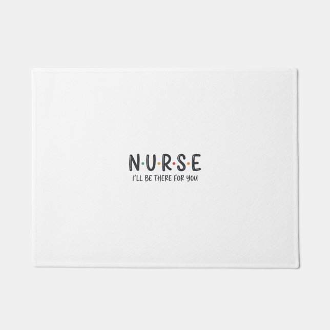 Nurse Quote Shirt Design Vector Graphic_1 Doormat (Front)
