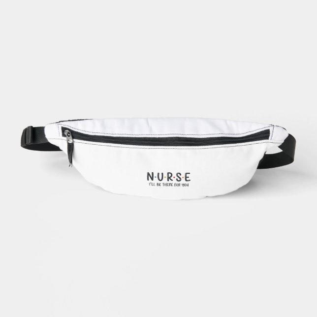 Nurse Quote Shirt Design Vector Graphic_1 Fanny Pack (Front)