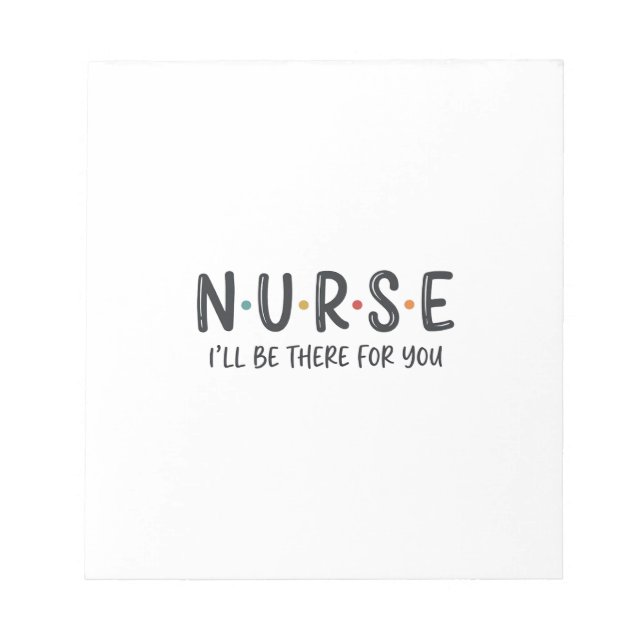 Nurse Quote Shirt Design Vector Graphic_1 Notepad (Front)