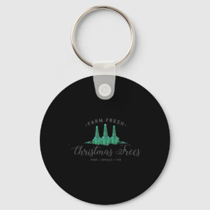 Nurse respiratory therapist christmas rt xmas tree keychain