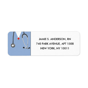 Nurse Return Address Labels