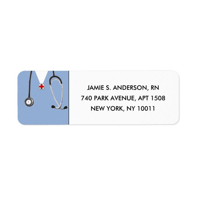 Nurse Return Address Labels (Front)