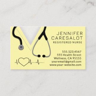 Nurse RN, LVN, LPN, Caretaker Business Card