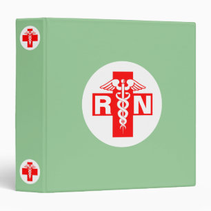 Nurse RN or Initials Binder