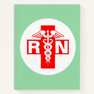 Nurse RN or Initials Notebook